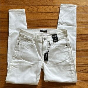 Express White Skinny Jeans Full Length